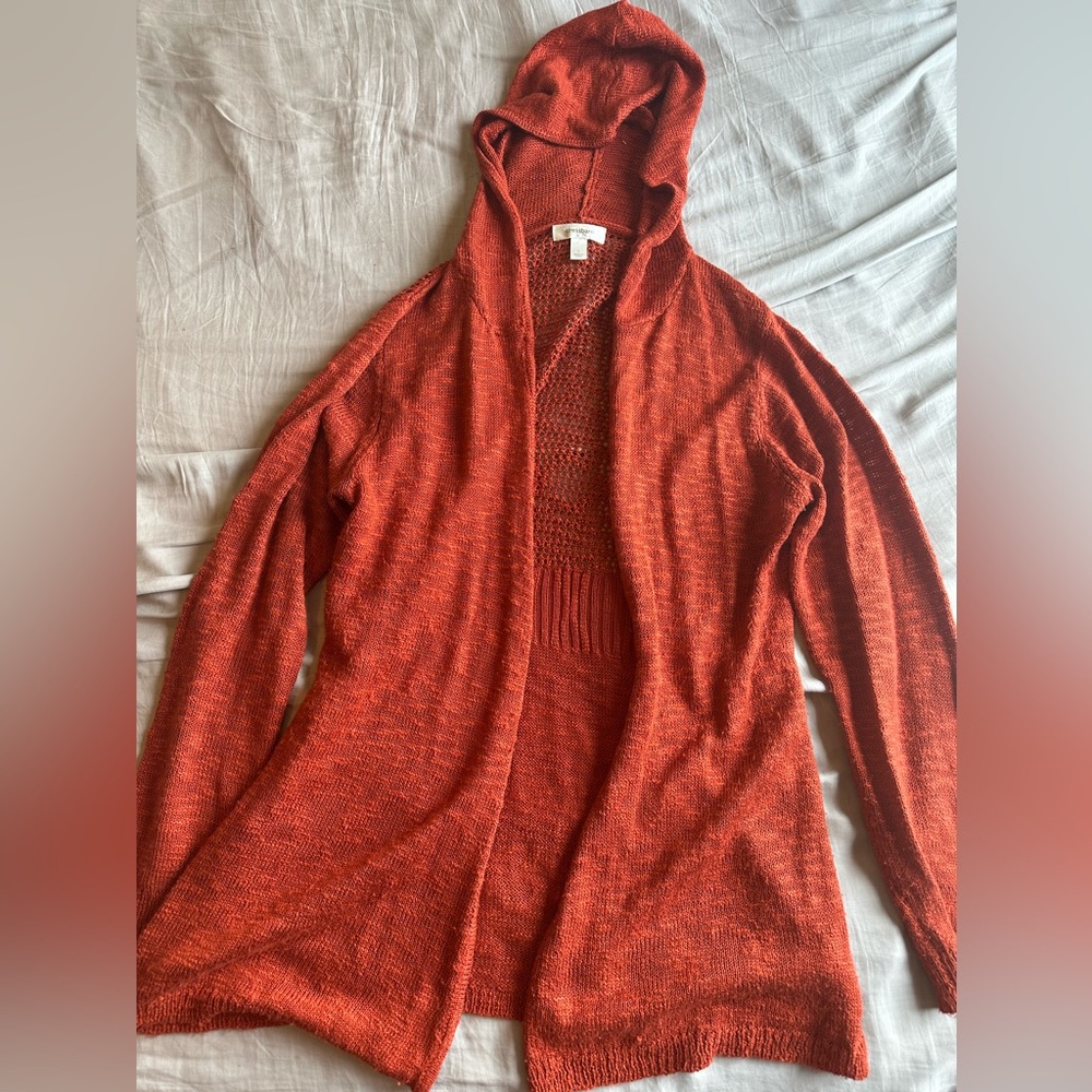Hooded Cardigan Sweater